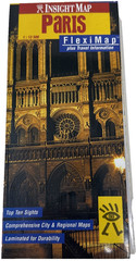 Paris FlexiMap Insight Map Laminated Travel Guide