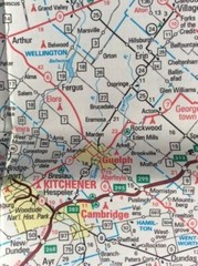 Vintage Tourist Map – Ontario – Canada by AAA and CAA – Edition 1996