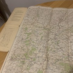 Ordnance Survey One Inch Map 129 Seventh Series Ludlow 1952 OS