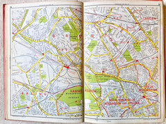 Vintage Geographers’ London Atlas Book Hardcover