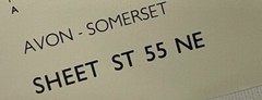 OS, 6 Inch to 1 Mile Map, sheet ST 55 NE, Somerset, Stowey Sutton area,1992