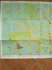 Antique Original Visitors London Map & Underground Map Geographers