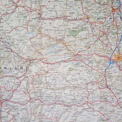 Bartholomew GT Grand Touring Series Map 6. North England (1973).