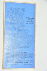 Bartholomew’s Half Inch Map Great Britain Sheet 8 Salisbury Plain Cloth 1951