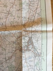 1990 Ordnance Survey Pathfinder Map 1227 TQ 24/34 Horley – Gatwick Airport