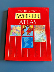 The Illustrated World Atlas Crescent Books B.M. Willett 1987 HC/DJ
