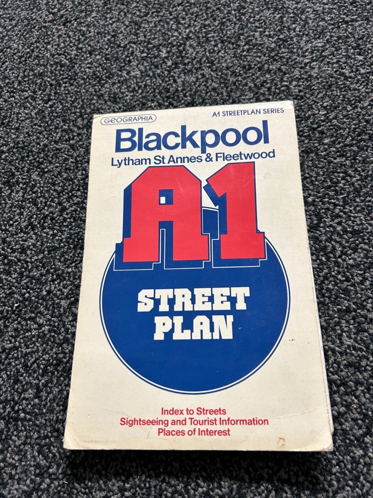 Geographia Street Plan Blackpool , Lytham St Annes & Fleetwood