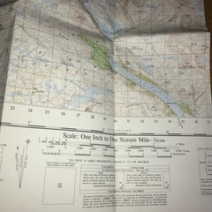 Vintage Ordnance Survey One Inch Cape Wrath 1967 Map Sheet 9