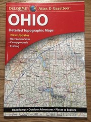 DeLorme Ohio Atlas & Gazetteer Topographic Maps Back Roads 2022 13th Edition