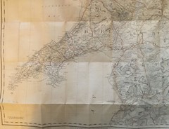 1910 Gall & Inglis, 1/2” Waterproof Cloth Map No 35. – Carnarvon Section (Wales)