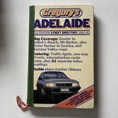 Adelaide Gregory’s Street Directory 31st Edition Softcover-1982-1983 Maps