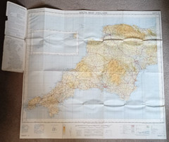 South West England – Ordnance Survey OS Sheet 15 Quarter Inch Map – 1969
