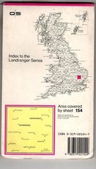 Landranger Sheet 154 Cambridge, Newmarket and Surrounding Area : Ordnance Survey