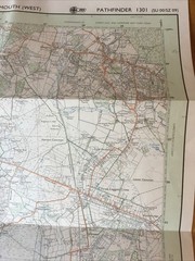 1988 Ordnance Survey Pathfinder Map 1301 Wimborne Minster & Bournemouth West