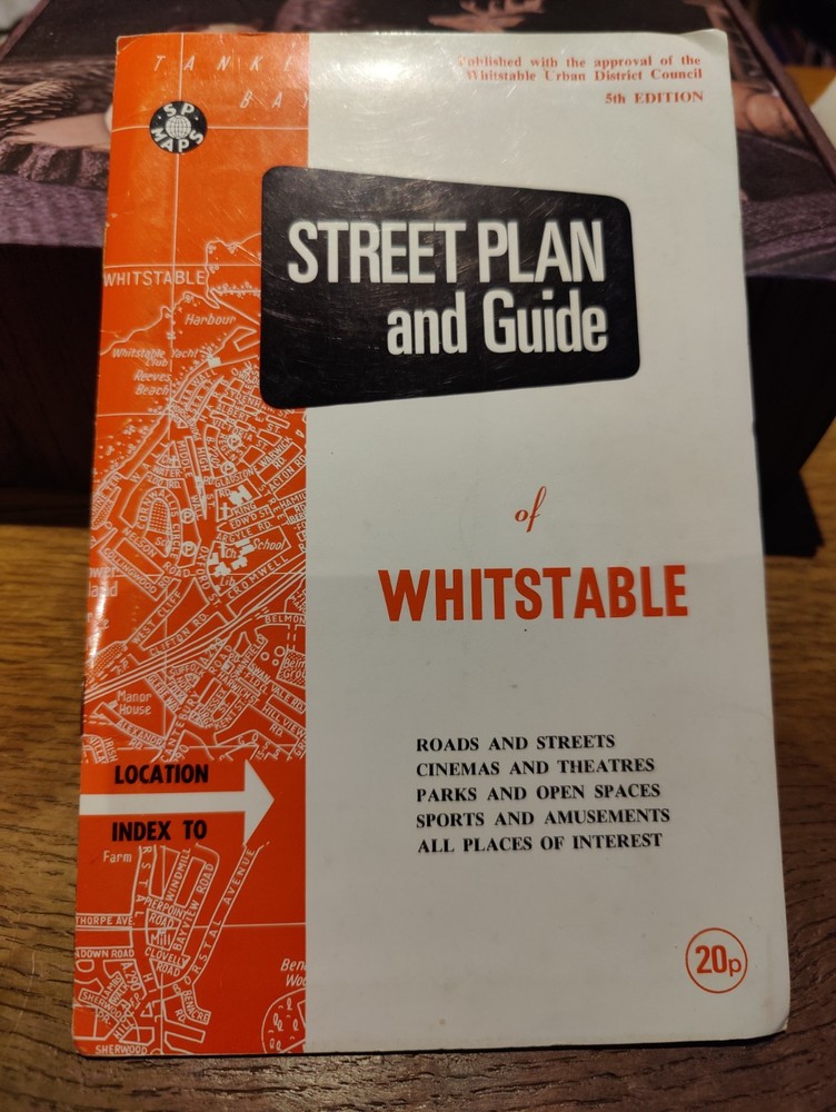 Street Plan And Guide Of WHITSTABLE 5th Edition SP Maps