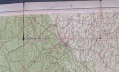 Bartholomew’s Revised Half Inch Map of Cambridge Folded Map Good Condition