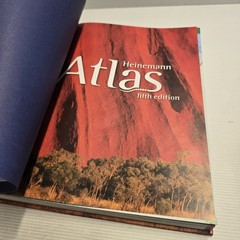 Heinemann Atlas Fifth Edition 5th Pearson Hardcover School Reference Map Book
