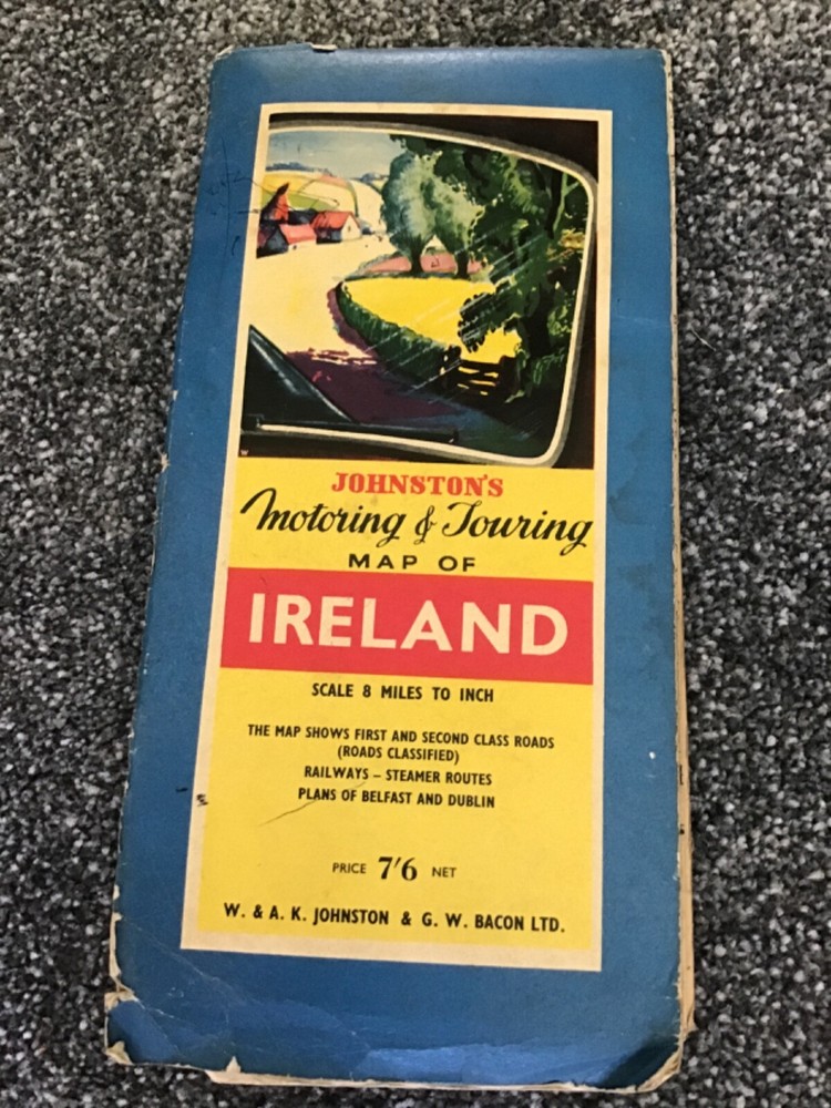 Johnston’s Motoring and Touring Map of Ireland