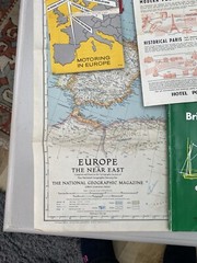 Job lot Vintage Road Maps In Europe town plans etc 20 items