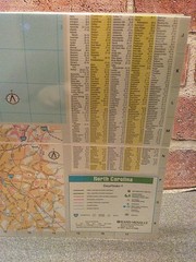 Vtg 2003 RAND MCNALLY EASYFINDER North & South Carolinia Laminated Map NEW!