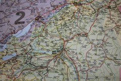 Switzerland & Liechtenstein – Kummerly & Frey 1:300,000 Postcode Map – 1994