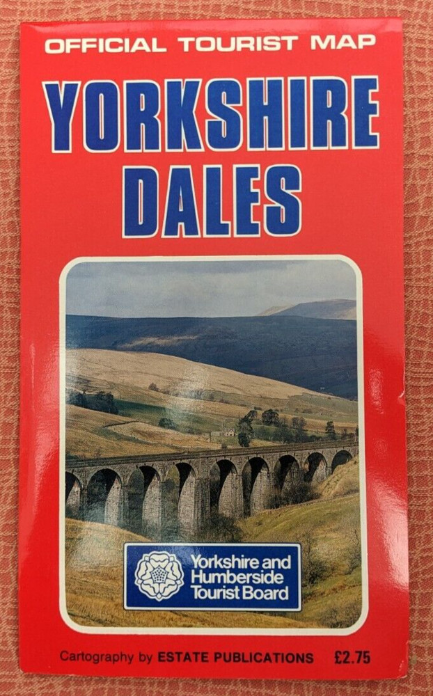 Yorkshire Dales: Official Tourist Map by Estate Publications (Sheet map, 1983)