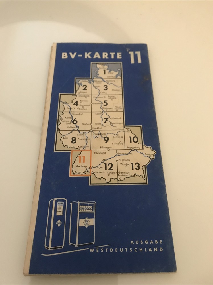 BV Karte 11 Westdeutschland – Map 11 Ausgabe Germany
