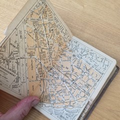 Antique Plan de Paris par Arrondissement, Guilmin, Guide Book Maps Complete