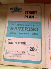 Collection Of 4 Vintage Barnett’s Street Plans 1970s- Street Maps
