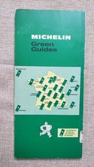 Vintage Michelin Tourist Paris Guide Green Book 1967-68 English