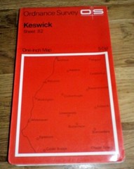 Ordnance Survey One Inch Map Sheet 82 Keswick