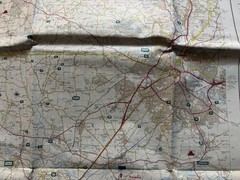 Ordnance Survey Landranger Map – Derby & Burton upon Trent – Sheet 128 – 1985