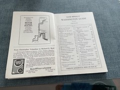 Rand McNally Washington (DC) Guide 1932 23rd edition