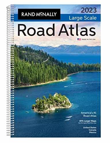 Rand McNally 2023 Large Scale Road – Spiral-bound, by Rand McNally – Acceptable