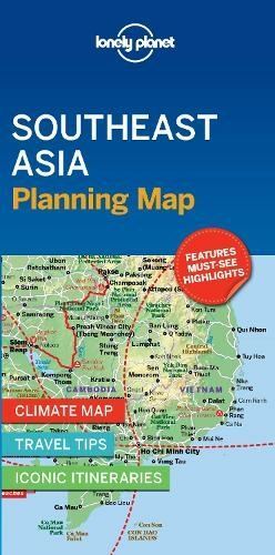 Lonely Planet Southeast Asia Planning Map by Lonely Planet Sheet map, folded