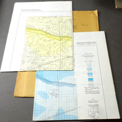 1974 USGS Ground Water in Gray County SW Kansas Hydrologic Atlas HA-517, 2 Maps