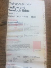 Ludlow & Wenlock Edge England OS Landranger GB Map 1:50000 First Series