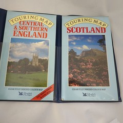 UK Tourist Route Maps Readers Digest – 5 miles to 1 inch