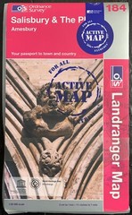Ordnance Survey LANDRANGER ACTIVE MAP 2012 – 184 SALISBURY & THE PLAIN