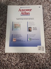 Rand McNally Answer Atlas Geography Resource for Students Paperback