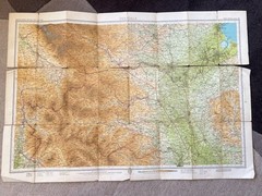 Bartholomew’s Map Teesdale Middlesbrough 50s 1959 Paper Half Inch Free Post UK