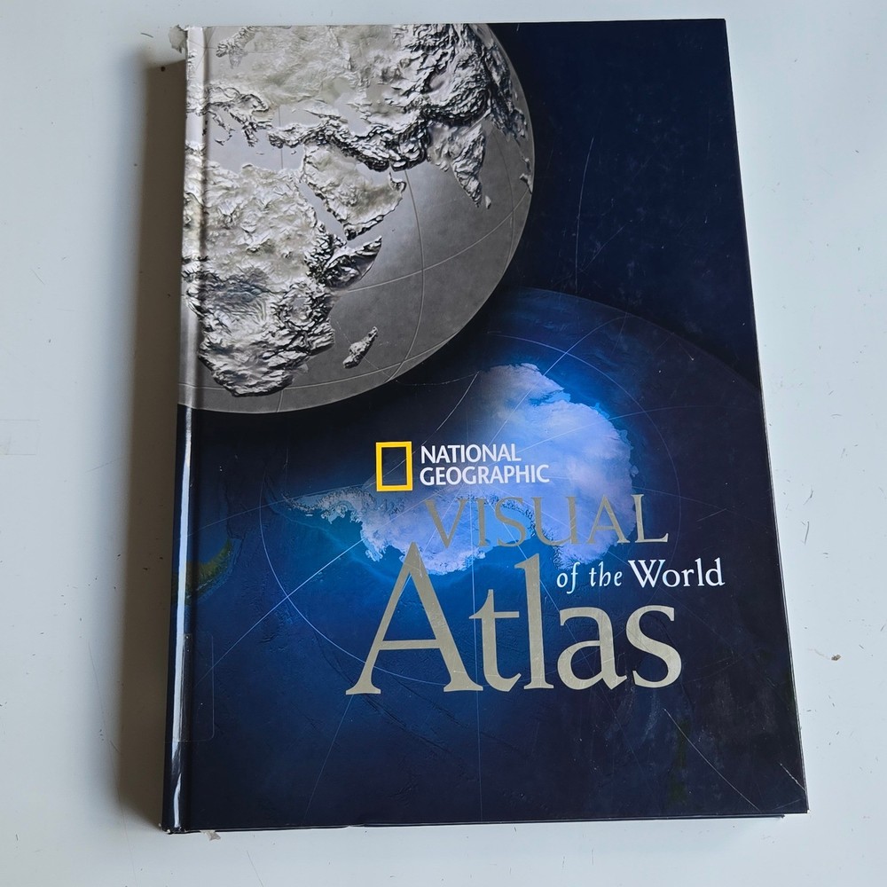 National Geographic Visual Atlas of the World Hardcover Reference Book Geography