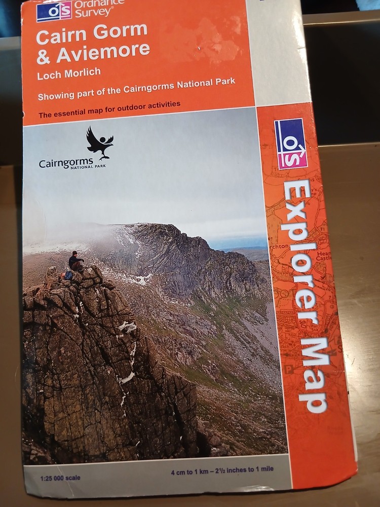 OL 4303 Cairn Gorm Aviemore OS Explorer Map Ordnance Survey