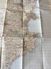 1968 Ordnance Survey One Inch Seventh Series Map 188 Torquay (incl Brixham )