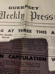 Guernsey Local History Emphera Bundle Newspaper Maps Prints Etc. Channel Islands
