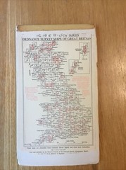 1960 Ordnance Survey One Inch Seventh Series Map 120 Burton Upon Trent inc Derby