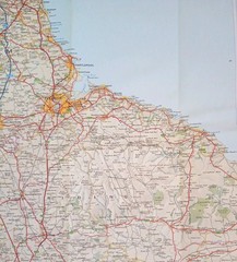 Bartholomew GT Grand Touring Series Map 6. North England (1973).