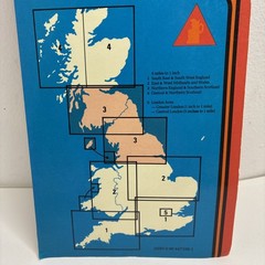 Rare Vintage 1981 Good Food Road Map Folding Northern England Southern Scotland