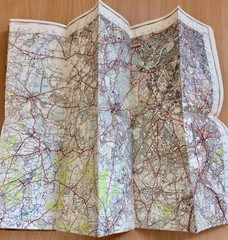 Vintage Ordnance Survey One Inch Map Of London SW