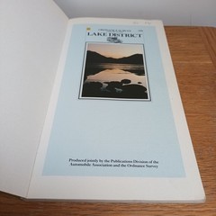 Vintage Ordnance Survey Leisure Guide Lake District 1984 Large Scale Maps, Walks